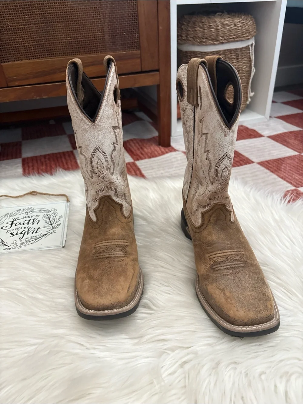 Cody James Boys' Luke Western Boots Sz 5